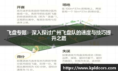 飞盘专题：深入探讨广州飞盘队的速度与技巧提升之路